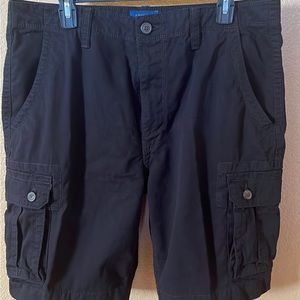 Arizona Black Classic Fit Cargo Shorts